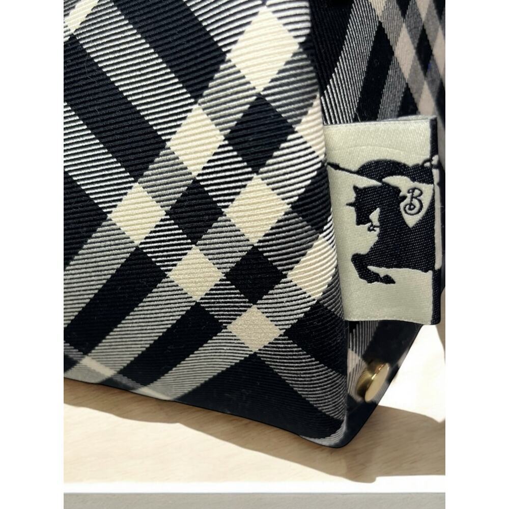 Burberry Small Check Tote Bag - Picture 14 of 16